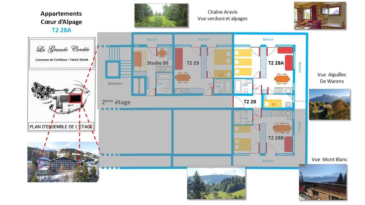 La Grande Cordee - Coeur D'Alpage Apartment Combloux Exterior foto