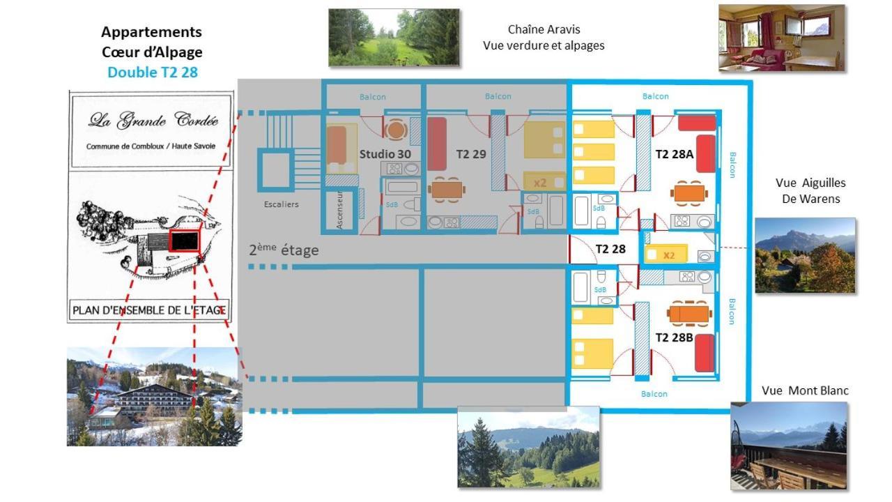 La Grande Cordee - Coeur D'Alpage Apartment Combloux Exterior foto